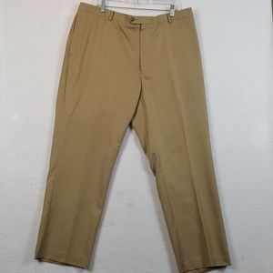 Daniel Cremieax Signature Collections Mens Tan Work Dress Pants Slacks 40x30